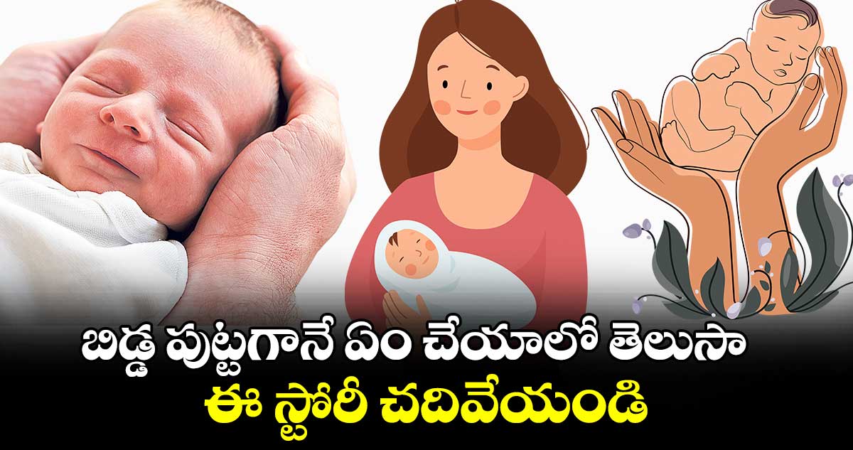 నేషనల్ న్యూబార్న్ కేర్ వీక్: బిడ్డ పుట్టగానే ఏం చేయాలో తెలుసా.. ఈ స్టోరీ చదివేయండి.