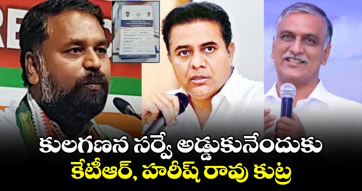 కులగణన సర్వే అడ్డుకునేందుకు కేటీఆర్, హరీష్ రావు కుట్ర: అద్దంకి దయాకర్