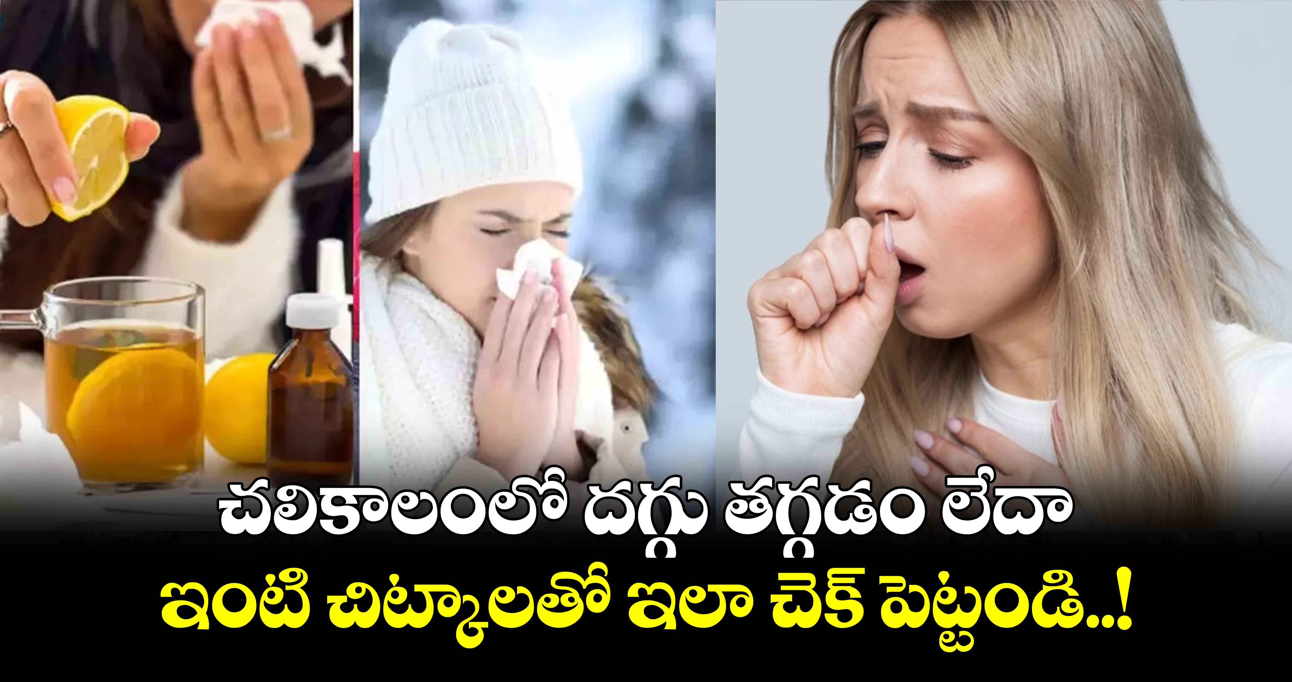 Health Alert : చలికాలంలో దగ్గు తగ్గడం లేదా.. ఇంటి చిట్కాలతో ఇలా చెక్ పెట్టండి..!