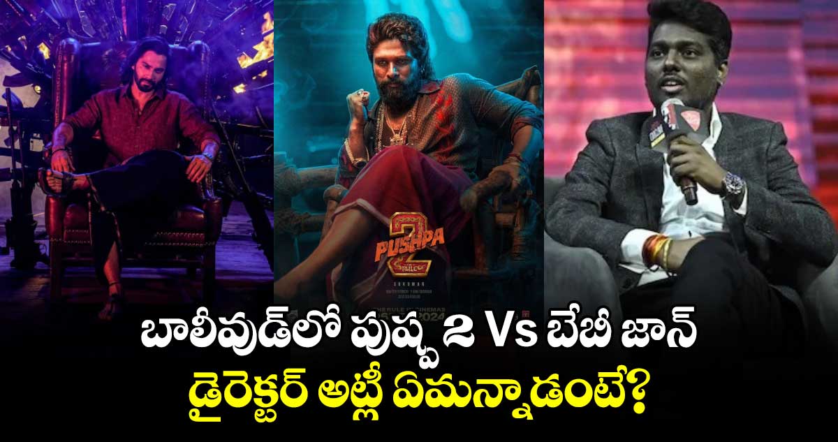 Baby John Vs Pushpa 2: బాలీవుడ్⁭లో పుష్ప 2 Vs బేబీ జాన్‌.. డైరెక్టర్ అట్లీ ఏమన్నాడంటే?