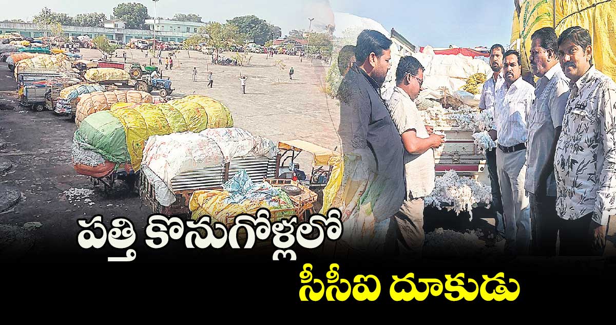 పత్తి  కొనుగోళ్లలో  సీసీఐ దూకుడు