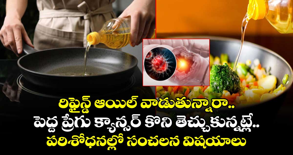 Health alert: రిఫైన్డ్ ఆయిల్ వాడుతున్నారా.. పెద్ద ప్రేగు క్యాన్సర్ కొని తెచ్చుకున్నట్లే.. పరిశోధనల్లో సంచలన విషయాలు 