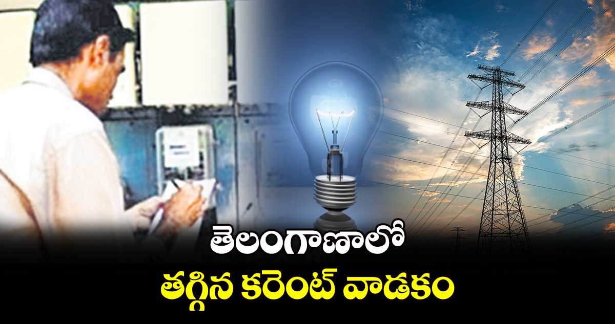 తెలంగాణాలో తగ్గిన కరెంట్ వాడకం