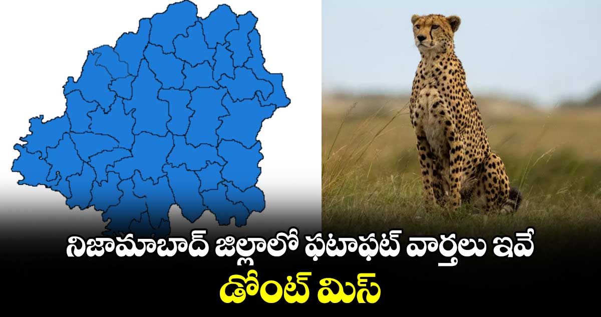  నిజామాబాద్ జిల్లాలో ఫటాఫట్ వార్తలు ఇవే.. డోంట్ మిస్