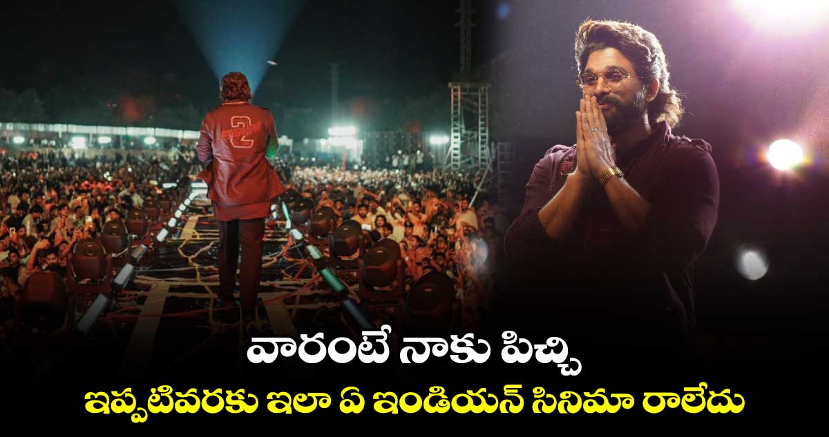 Allu Arjun: వారంటే నాకు పిచ్చి.. ఇప్పటివరకు ఇలా ఏ ఇండియన్‌ సినిమా రాలేదు