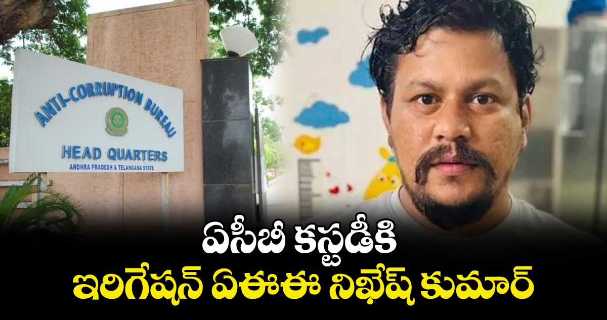 ఏసీబీ కస్టడీకి ఇరిగేషన్ ఏఈఈ నిఖేష్ కుమార్.. 