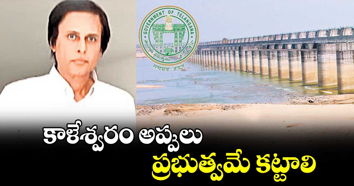 కాళేశ్వరం అప్పులు ప్రభుత్వమే కట్టాలి : రజత్​ కుమార్