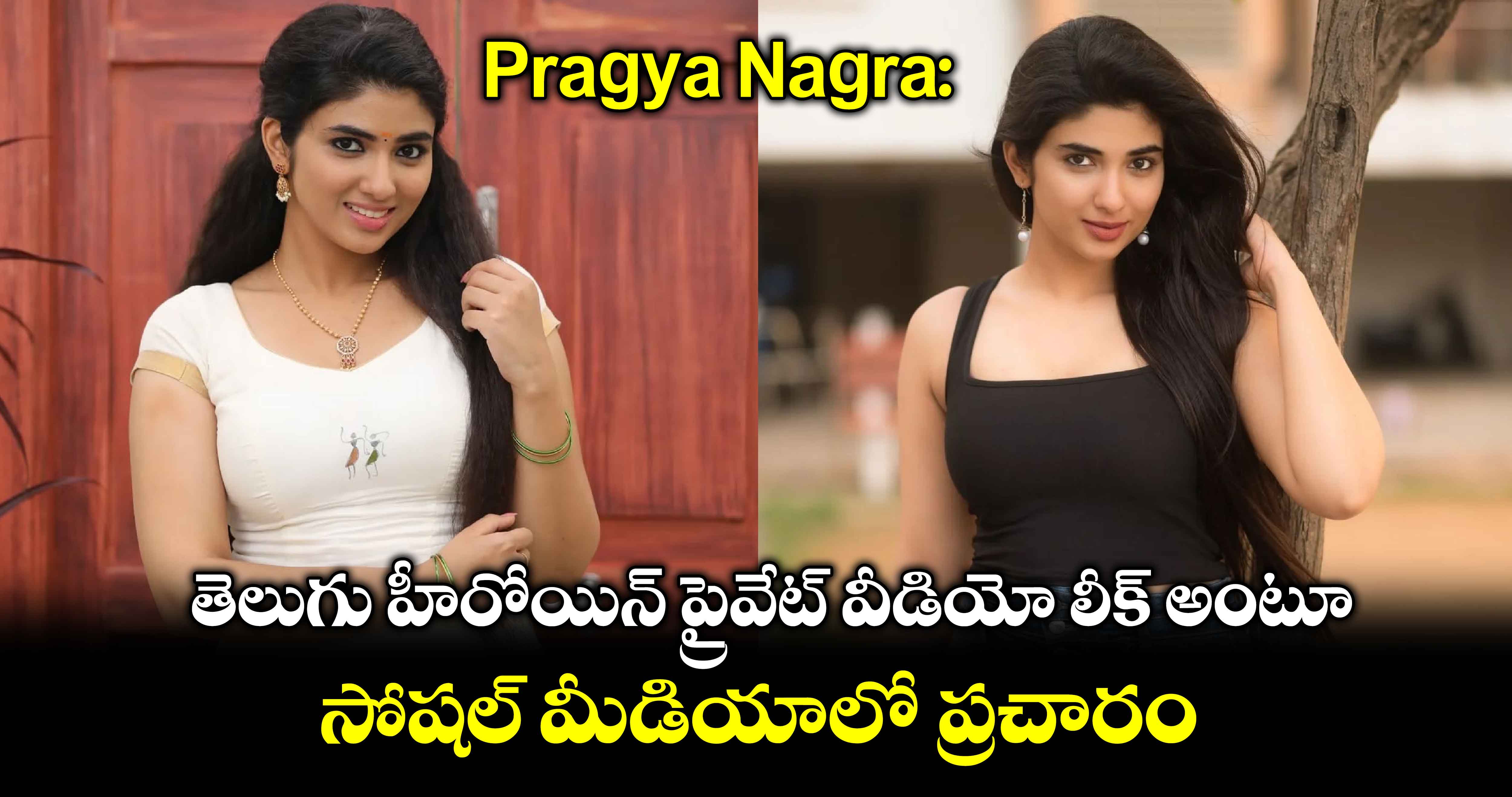 Pragya Nagra: తెలుగు హీరోయిన్ ప్రైవేట్ వీడియో లీక్ అంటూ సోషల్ మీడియాలో ప్రచారం... 