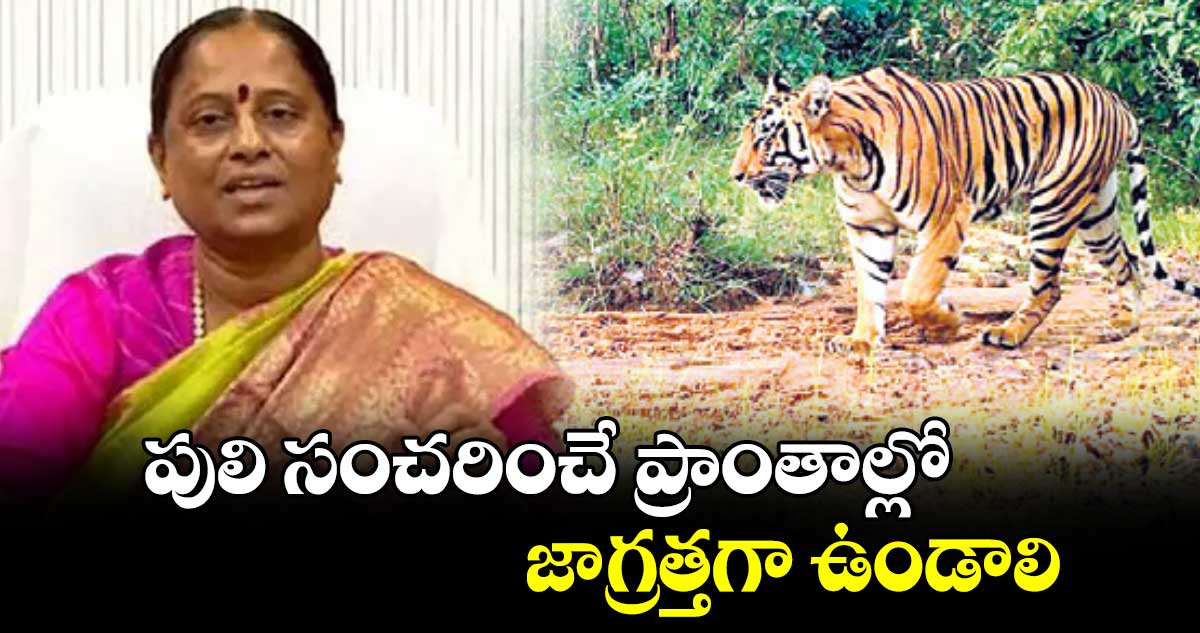 పులి సంచరించే ప్రాంతాల్లో జాగ్రత్తగా ఉండాలి  : మంత్రి కొండా సురేఖ 