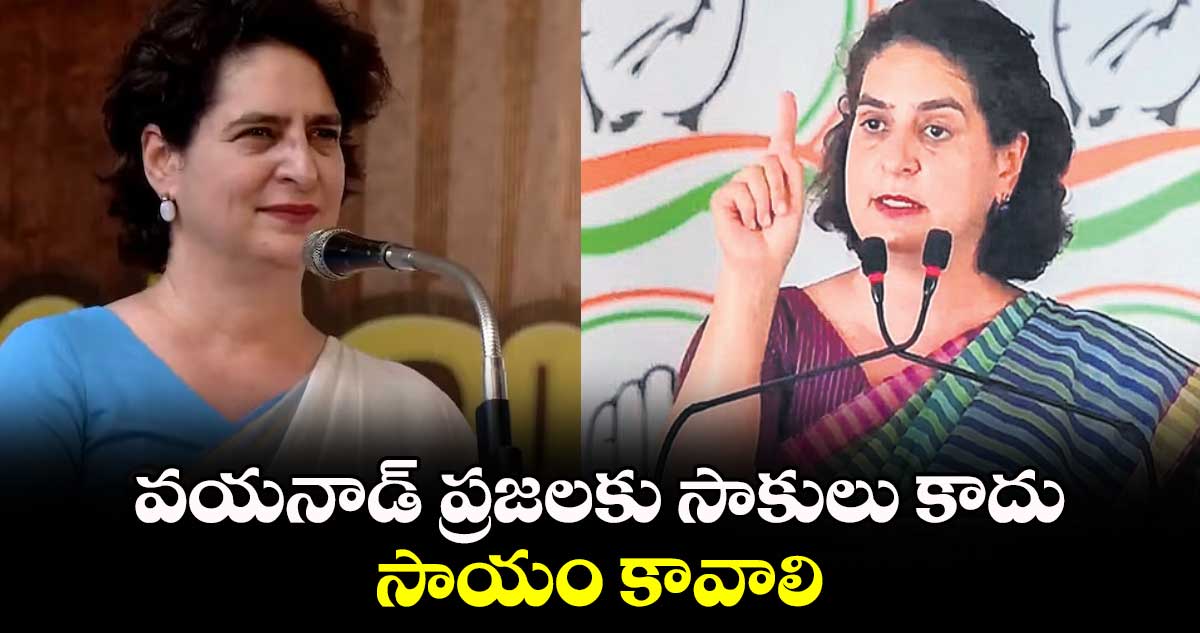 వయనాడ్ ప్రజలకు సాకులు కాదు.. సాయం కావాలి:  ప్రియాంక 