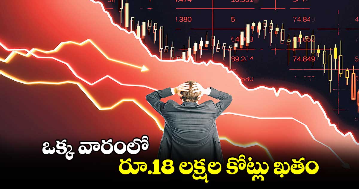 ఒక్క వారంలో రూ.18 లక్షల కోట్లు ఖతం 