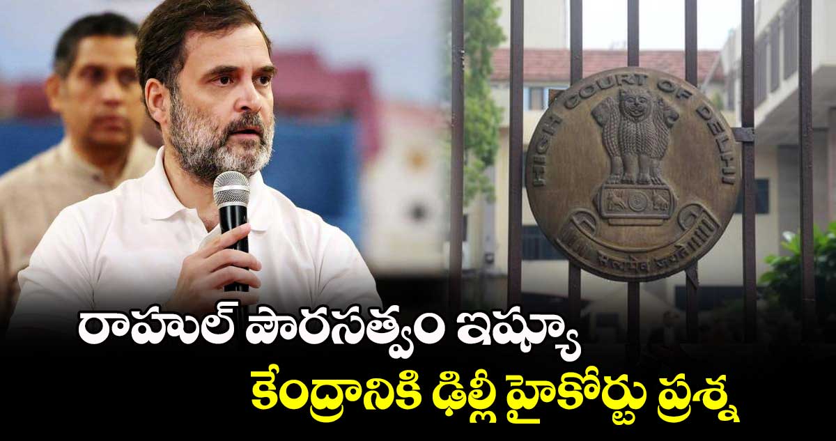 రాహుల్ పౌరసత్వం ఇష్యూ.. కేంద్రానికి ఢిల్లీ హైకోర్టు ప్రశ్న