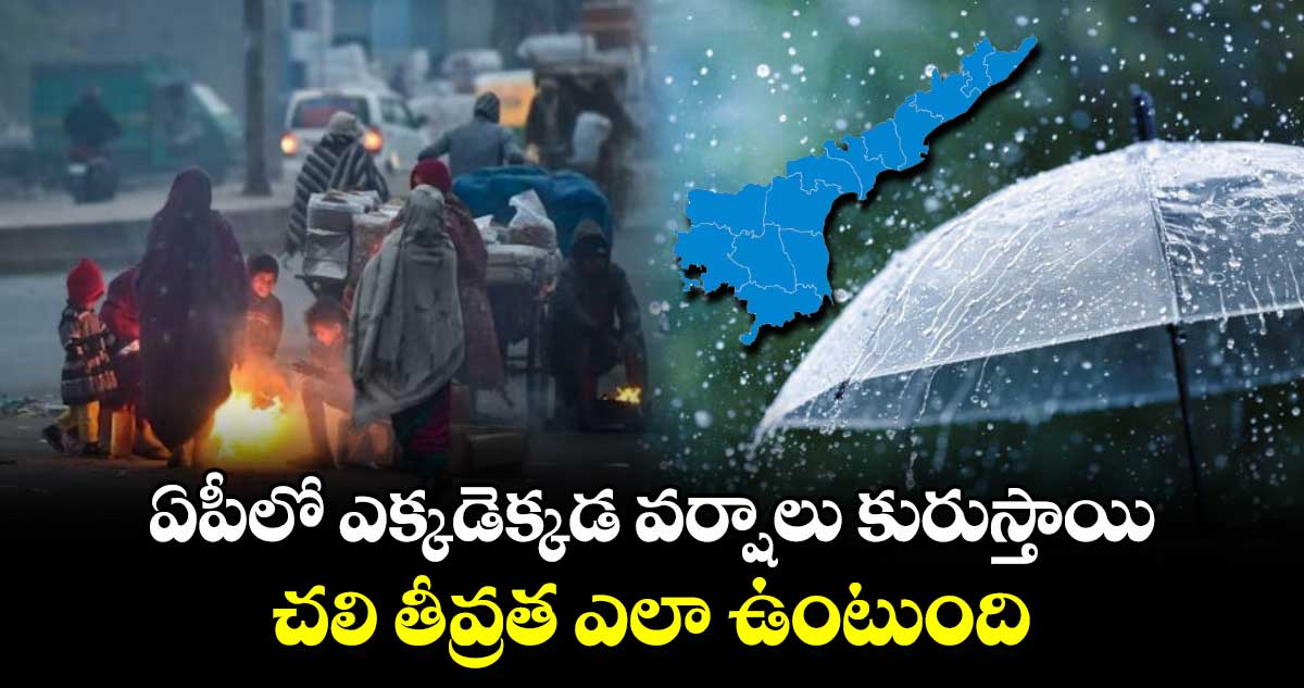 AP Rains: ఏపీలో ఎక్కడెక్కడ వర్షాలు కురుస్తాయి..  చలి తీవ్రత ఎలా ఉంటుంది..