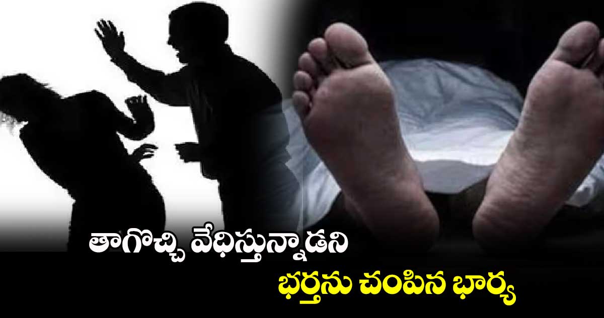 తాగొచ్చి వేధిస్తున్నాడని భర్తను చంపిన భార్య