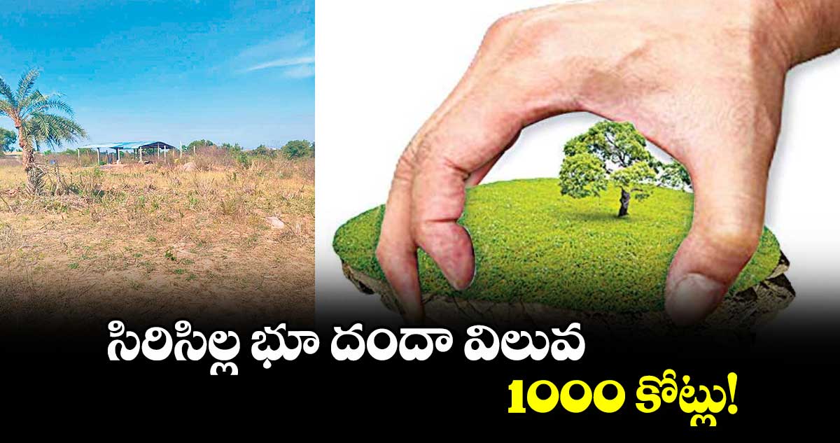 సిరిసిల్ల భూ దందా విలువ 1000 కోట్లు!