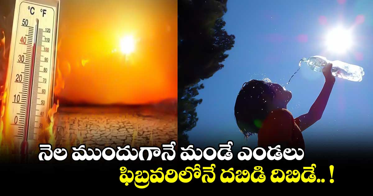 Hyderabad Weather: నెల ముందుగానే మండే ఎండలు.. ఫిబ్రవరిలోనే దబిడి దిబిడే.. !