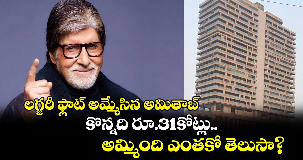 AmitabhBachchan: లగ్జరీ ఫ్లాట్ అమ్మేసిన అమితాబ్.. కొన్నది రూ.31కోట్లు.. అమ్మింది ఎంతకో తెలుసా?