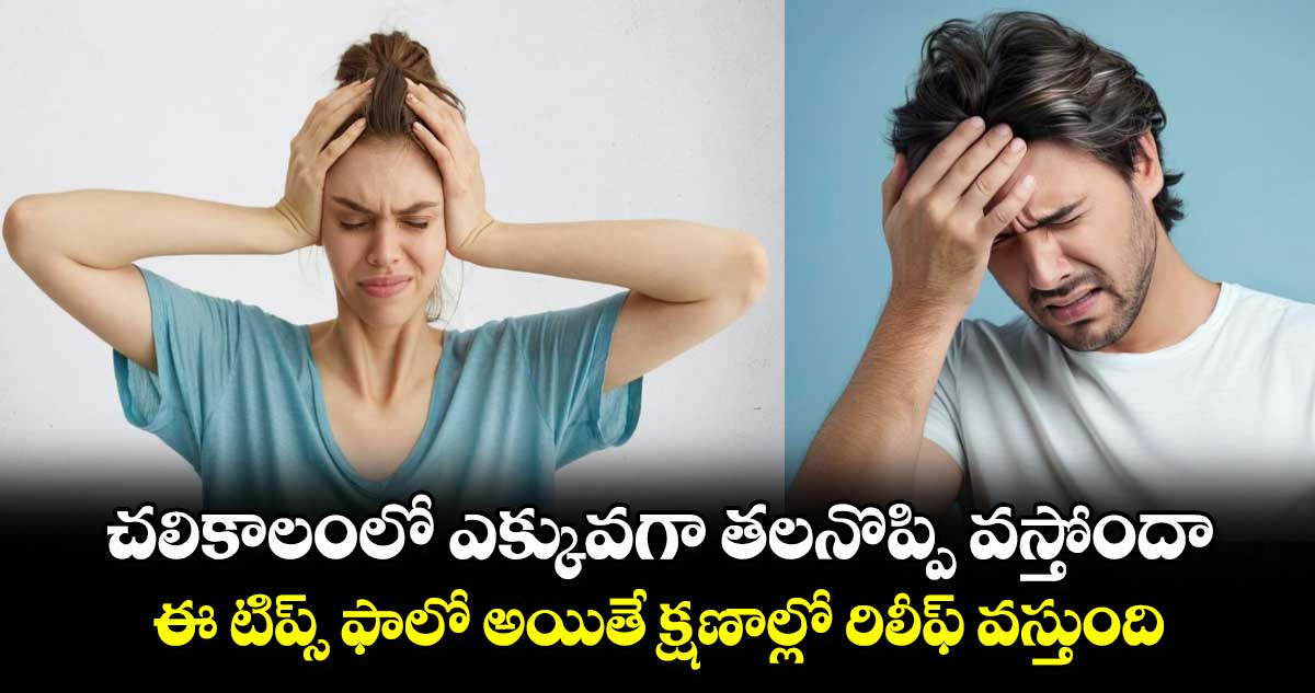 Good Health: చలికాలంలో ఎక్కువగా తలనొప్పి వస్తోందా.. ఈ టిప్స్ ఫాలో అయితే క్షణాల్లో రిలీఫ్ వస్తుంది.. 