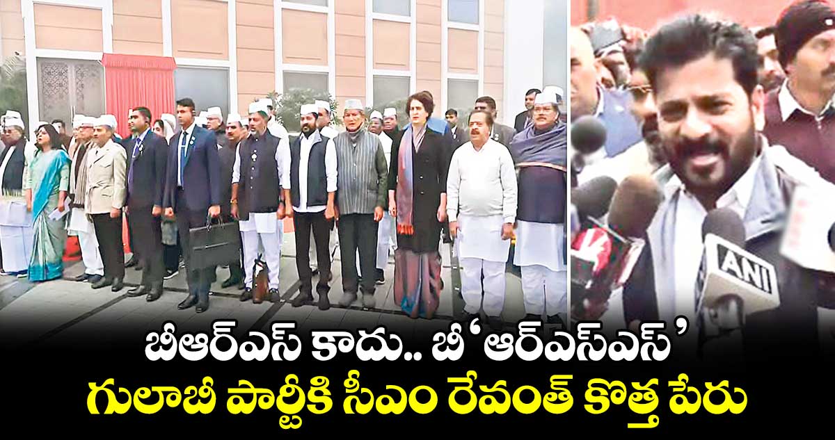 బీఆర్ఎస్ కాదు.. బీ‘ఆర్ఎస్ఎస్’: గులాబీ పార్టీకి సీఎం రేవంత్ కొత్త పేరు