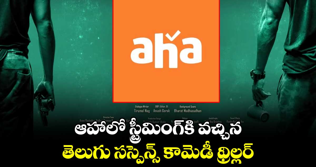 Aha Thriller: ఆహాలో స్ట్రీమింగ్⁭కి వచ్చిన తెలుగు సస్పెన్స్ కామెడీ థ్రిల్లర్ మూవీ.. స్టోరీ ఏంటంటే?