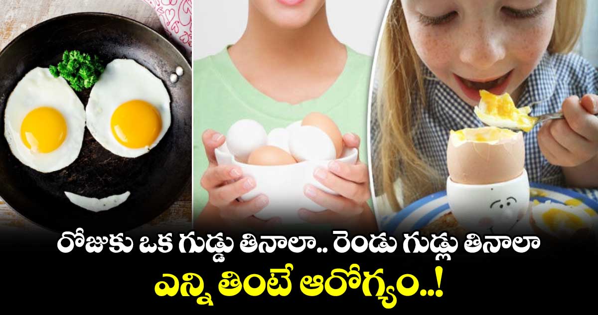 Good Health : రోజుకు ఒక గుడ్డు తినాలా.. రెండు గుడ్లు తినాలా.. ఎన్ని తింటే ఆరోగ్యం..!