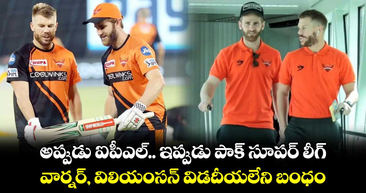 PSL 2025: అప్పుడు ఐపీఎల్.. ఇప్పుడు పాక్ సూపర్ లీగ్: వార్నర్, విలియంసన్ విడదీయలేని బంధం