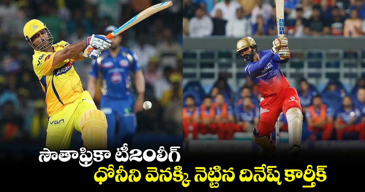 MS Dhoni: 39 ఏళ్లొచ్చినా తగ్గేదెలా అంటున్న DK.. ధోనీని వెనెక్కి నెట్టేశాడు