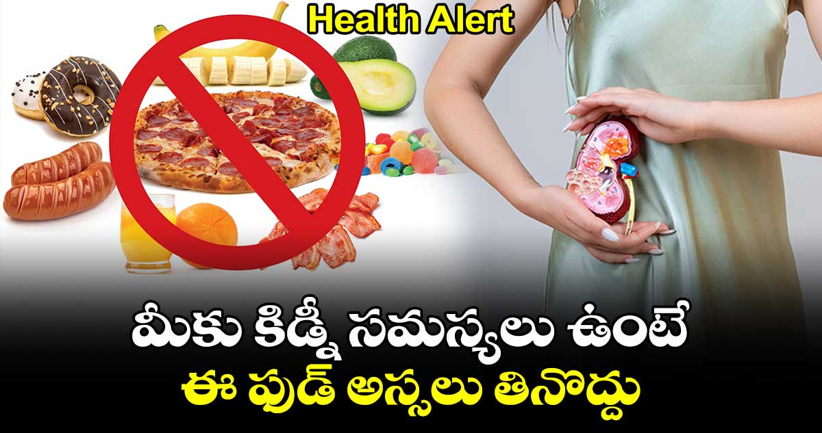 Health Alert : మీకు కిడ్నీ సమస్యలు ఉంటే.. ఈ ఫుడ్ అస్సలు తినొద్దు