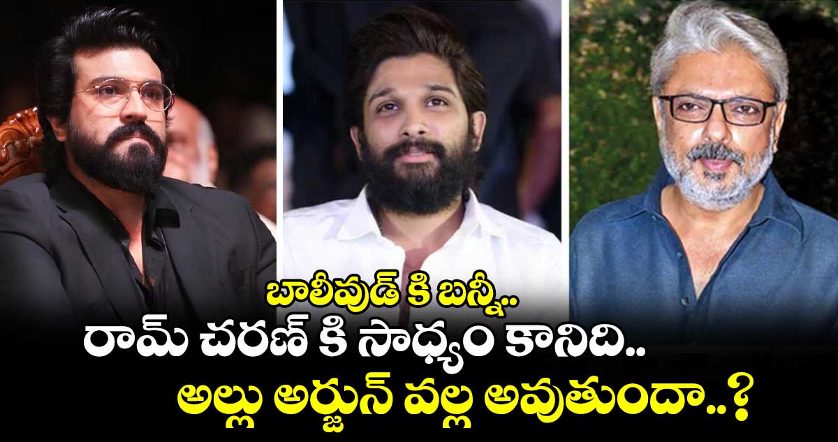 బాలీవుడ్ కి బన్నీ.. రామ్ చరణ్ కి సాధ్యం కానిది అల్లు అర్జున్ వల్ల అవుతుందా..?