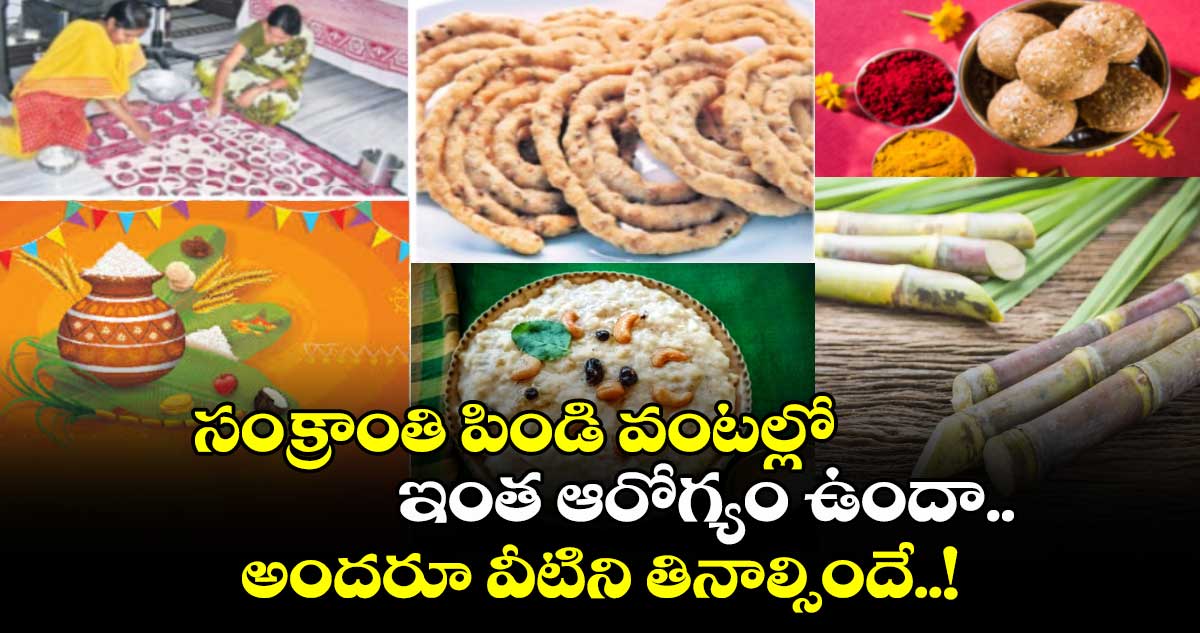 Sankranti Special : సంక్రాంతి పిండి వంటల్లో ఇంత ఆరోగ్యం ఉందా.. అందరూ వీటిని తినాల్సిందే..!