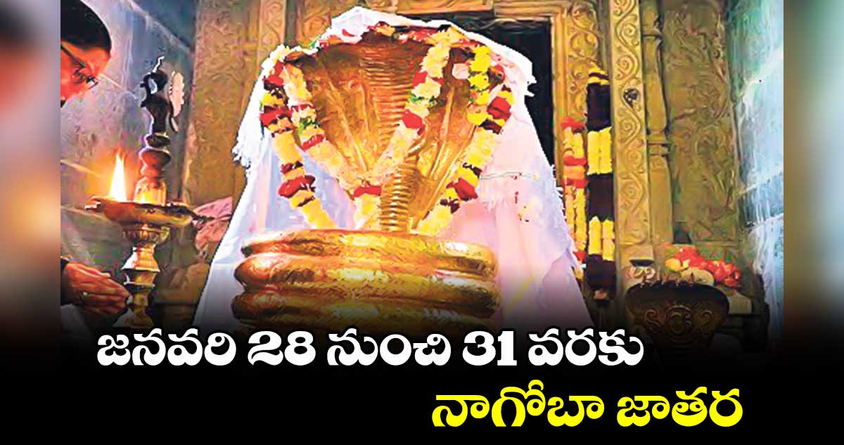 జనవరి 28 నుంచి 31 వరకు నాగోబా జాతర