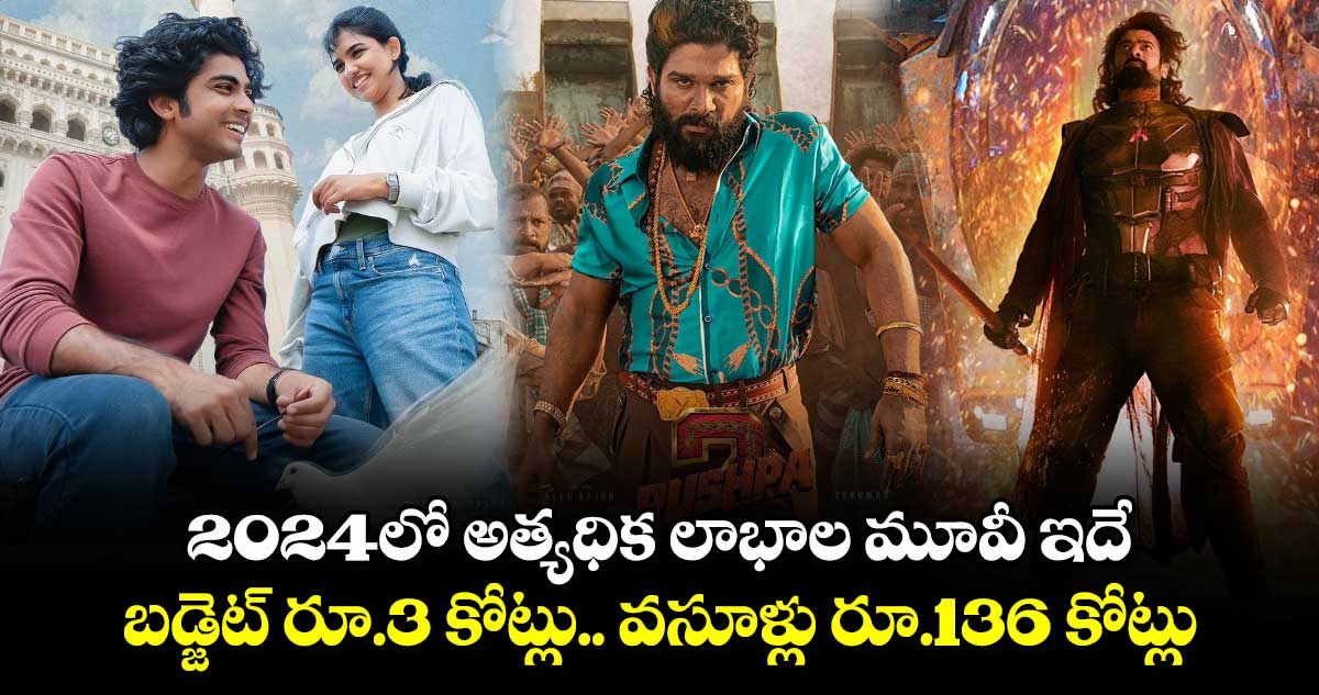 2024 Most Profitable Movie: 2024లో అత్యధిక లాభాల మూవీ ఇదే.. పుష్ప 2, కల్కి కాదు.. అగ్రస్థానంలో మరో సినిమా