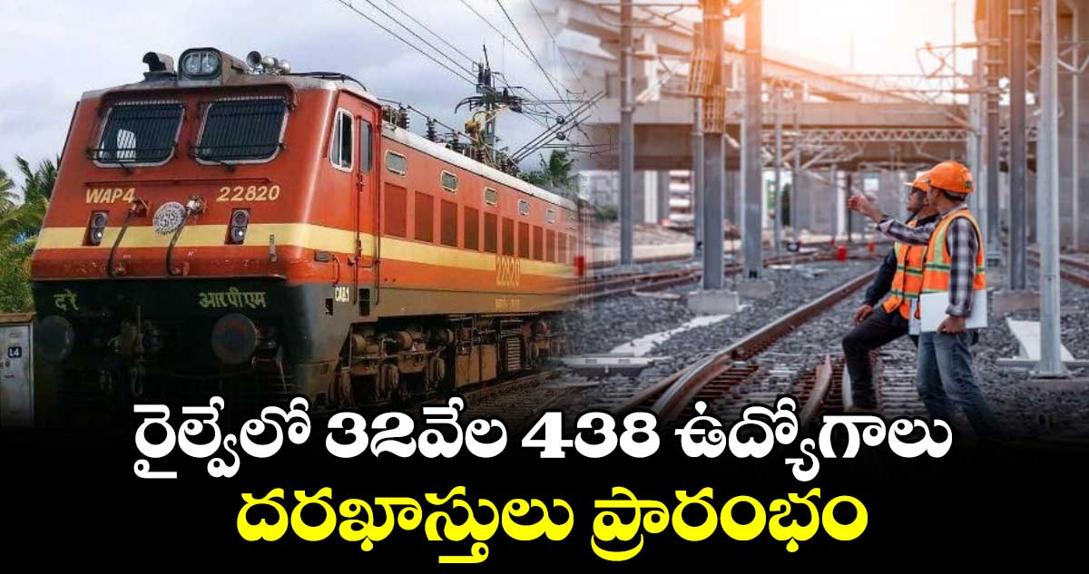 RRB Group D Recruitment: రైల్వేలో 32వేల 438 ఉద్యోగాలు.. దరఖాస్తులు ప్రారంభం