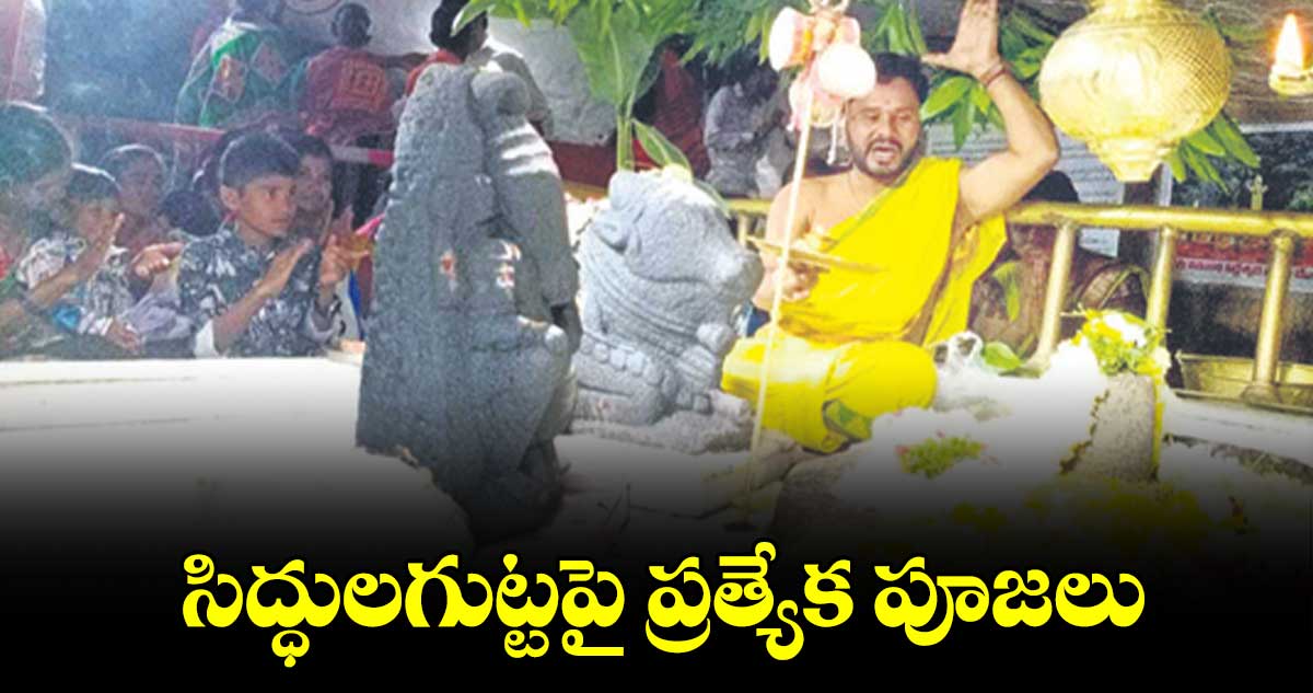 సిద్ధులగుట్టపై ప్రత్యేక పూజలు