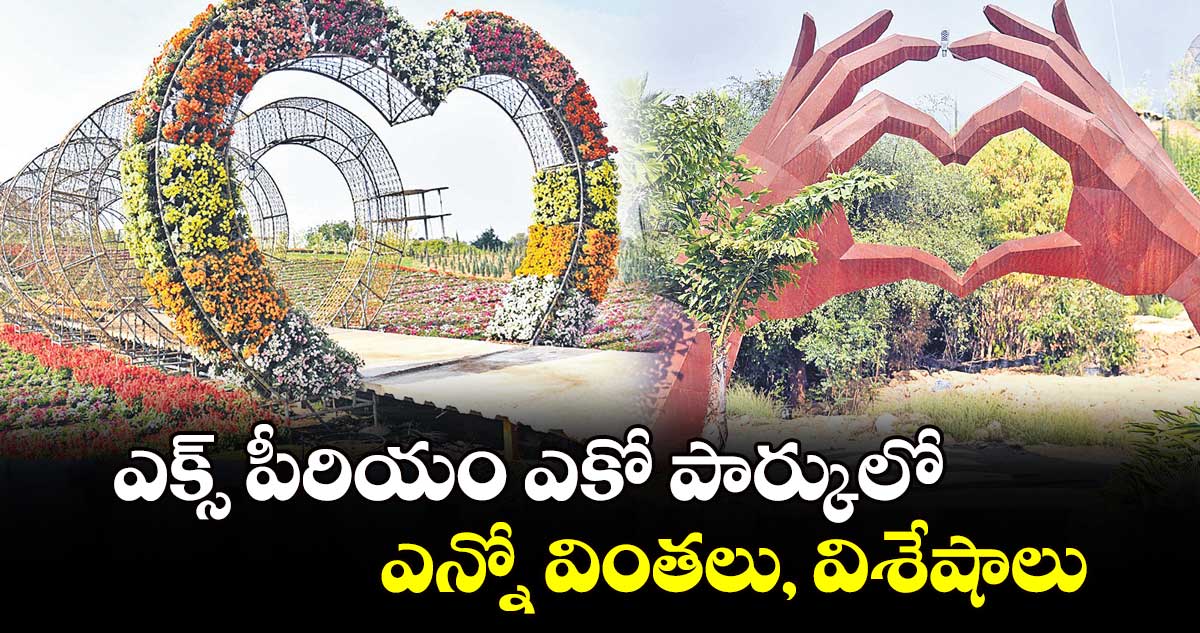 ఎక్స్ పీరియం ఎకో పార్కులో ఎన్నో వింతలు, విశేషాలు 