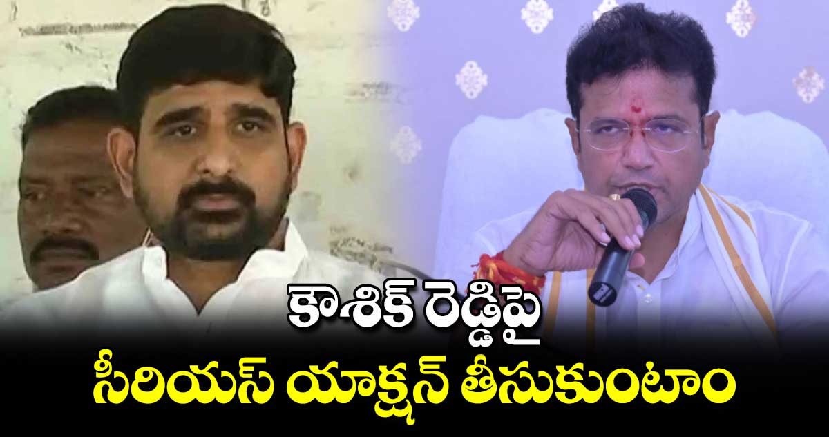 కౌశిక్ రెడ్డిపై సీరియస్ యాక్షన్ తీసుకుంటాం: మంత్రి శ్రీధర్ బాబు