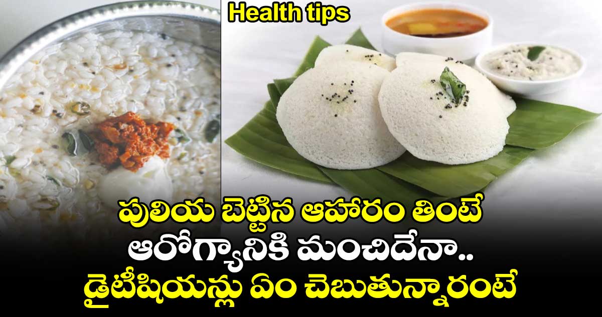 Health tips: పులియ బెట్టిన ఆహారం తింటే ఆరోగ్యానికి మంచిదేనా.. డైటీషియన్లు ఏం చెబుతున్నారంటే.. 