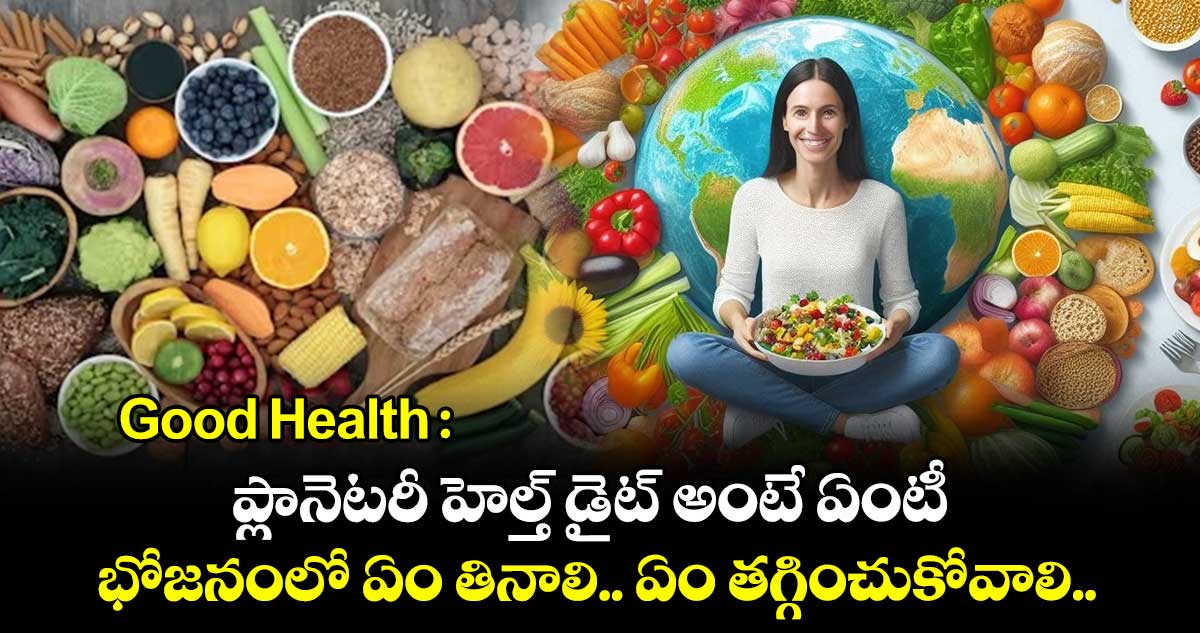 Good Health : ప్లానెటరీ హెల్త్ డైట్ అంటే ఏంటీ.. భోజనంలో ఏం తినాలి.. ఏం తగ్గించుకోవాలి..!