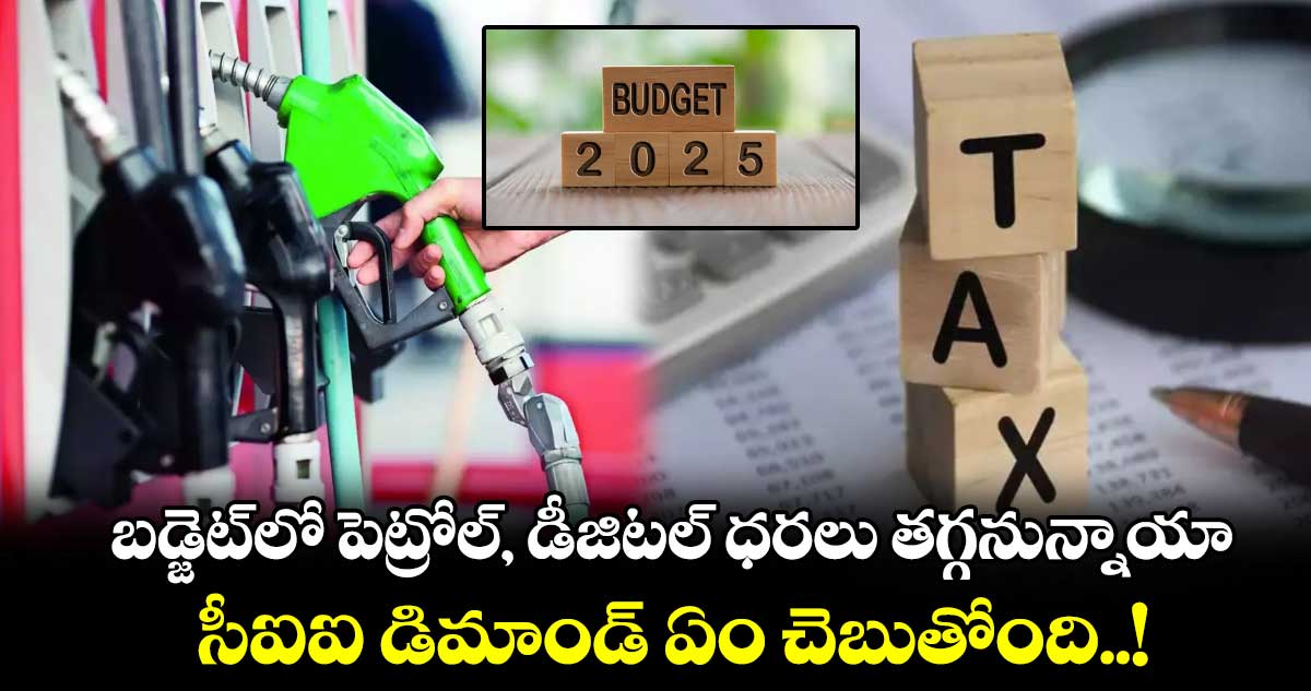 బడ్జెట్⁬లో పెట్రోల్, డీజిటల్ ధరలు తగ్గనున్నాయా : సీఐఐ డిమాండ్ ఏం చెబుతోంది..!