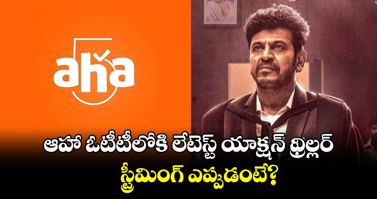 Aha Thriller: ఆహా ఓటీటీలోకి లేటెస్ట్ యాక్షన్ థ్రిల్లర్.. స్ట్రీమింగ్ ఎప్పుడంటే? 