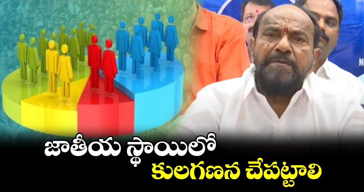 జాతీయ స్థాయిలో కులగణన చేపట్టాలి: బీజేపీ ఎంపీ ఆర్. కృష్ణయ్య 