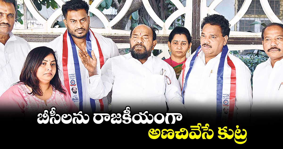 బీసీలను రాజకీయంగా అణచివేసే కుట్ర : ఎంపీ ఆర్.కృష్ణయ్య