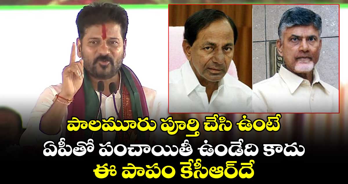 పాలమూరు పూర్తి చేసి ఉంటే.. ఏపీతో పంచాయతీ ఉండేది కాదు: సీఎం రేవంత్ రెడ్డి