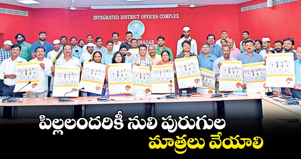 పిల్లలందరికీ నులి పురుగుల మాత్రలు వేయాలి : కలెక్టర్  విజయేందిర బోయి 