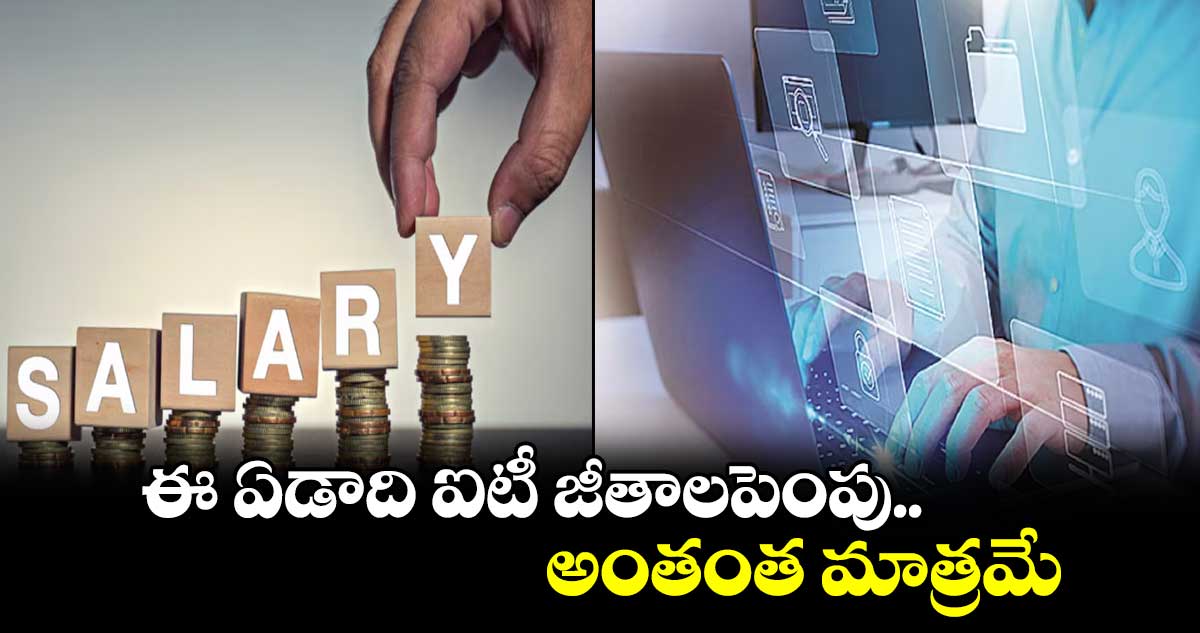 ఈ ఏడాది ఐటీ జీతాల పెంపు అంతంత మాత్రమే