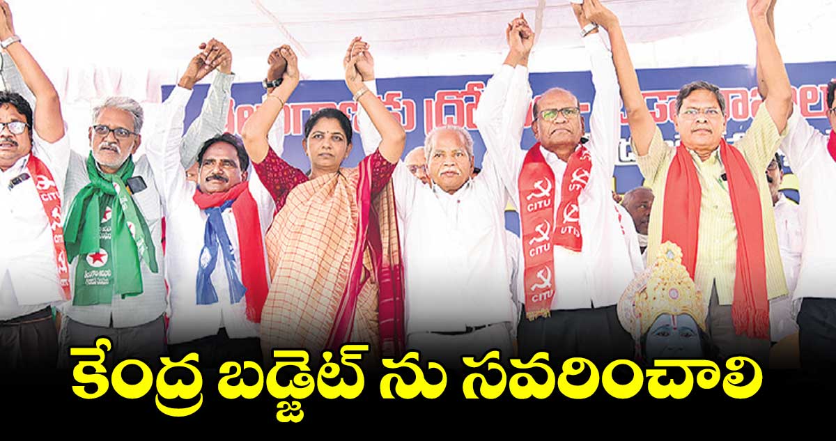 కేంద్ర బడ్జెట్ ను సవరించాలి