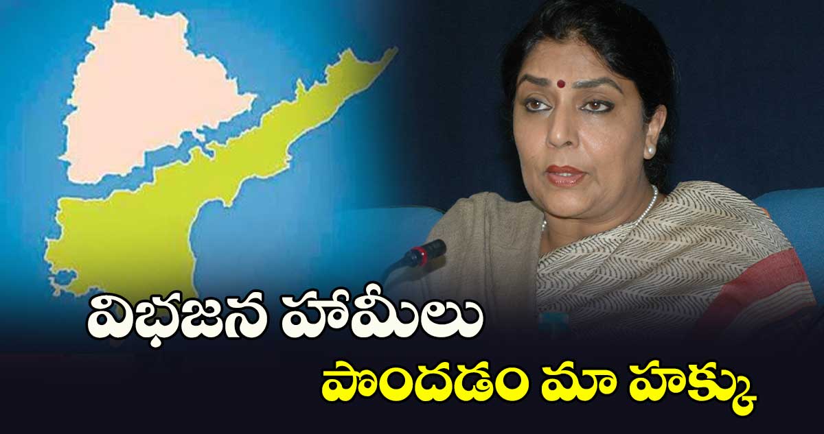 విభజన హామీలు పొందడం మా హక్కు