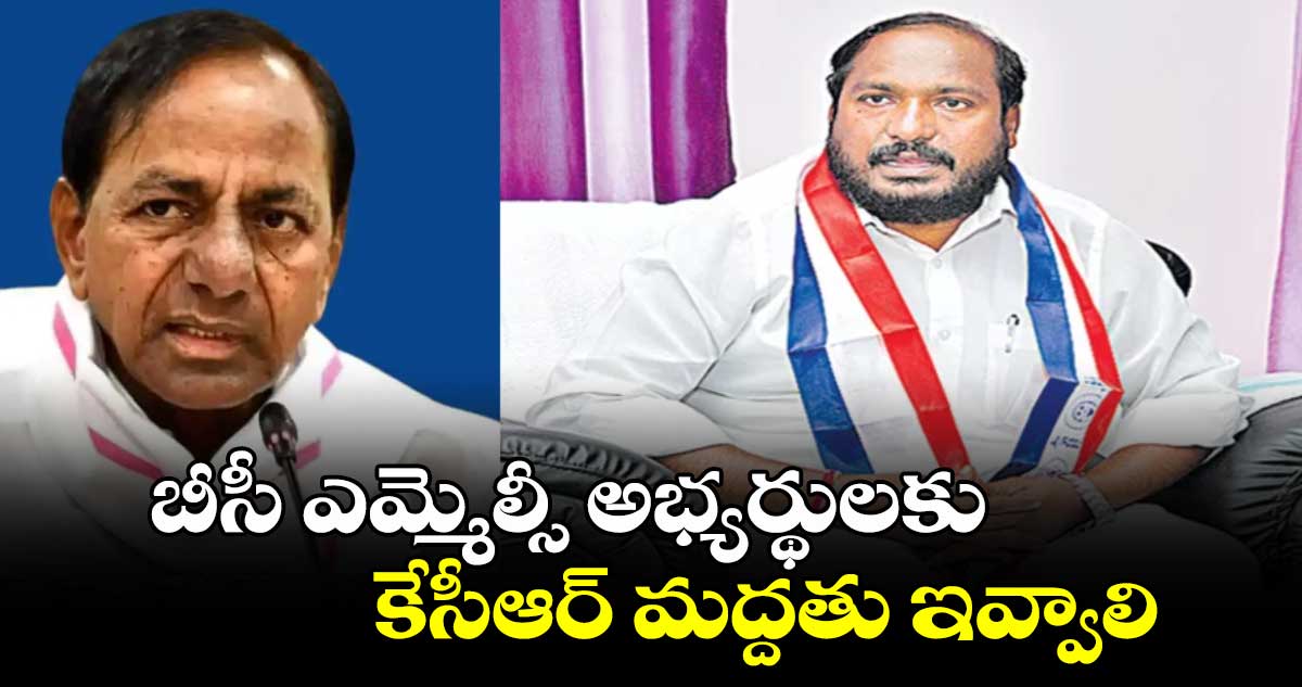 బీసీ ఎమ్మెల్సీ అభ్యర్థులకు కేసీఆర్ మద్దతు ఇవ్వాలి: జాజుల శ్రీనివాస్ గౌడ్