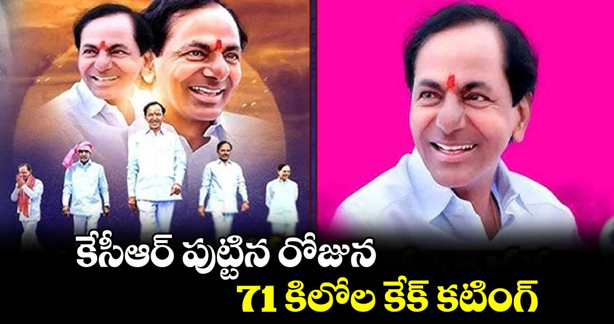 కేసీఆర్​ పుట్టిన రోజున 71 కిలోల కేక్ కటింగ్ : తలసాని 