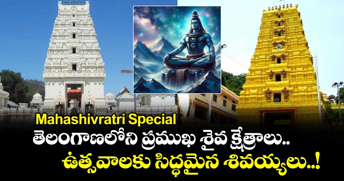 Mahashivratri Special : తెలంగాణలోని ప్రముఖ శైవ క్షేత్రాలు.. ఉత్సవాలకు సిద్ధమైన శివయ్యలు..!